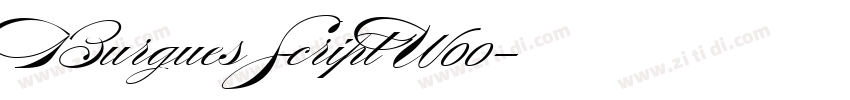 Burgues Script W00字体转换 Burgues Script W00字体转换